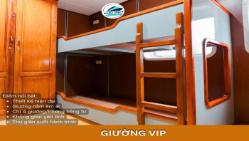 Khoang giường nằm tàu Phú Quý Express 2